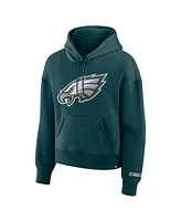 Fanatics Women's Green Philadelphia Eagles Legacy Fleece Pullover Hoodie