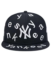 New Era Men's Navy York Yankees Team Confetti 59FIFTY Fitted Hat