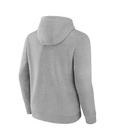 Fanatics Men's Heather Gray Las Vegas Raiders Deliver Fleece Pullover Hoodie