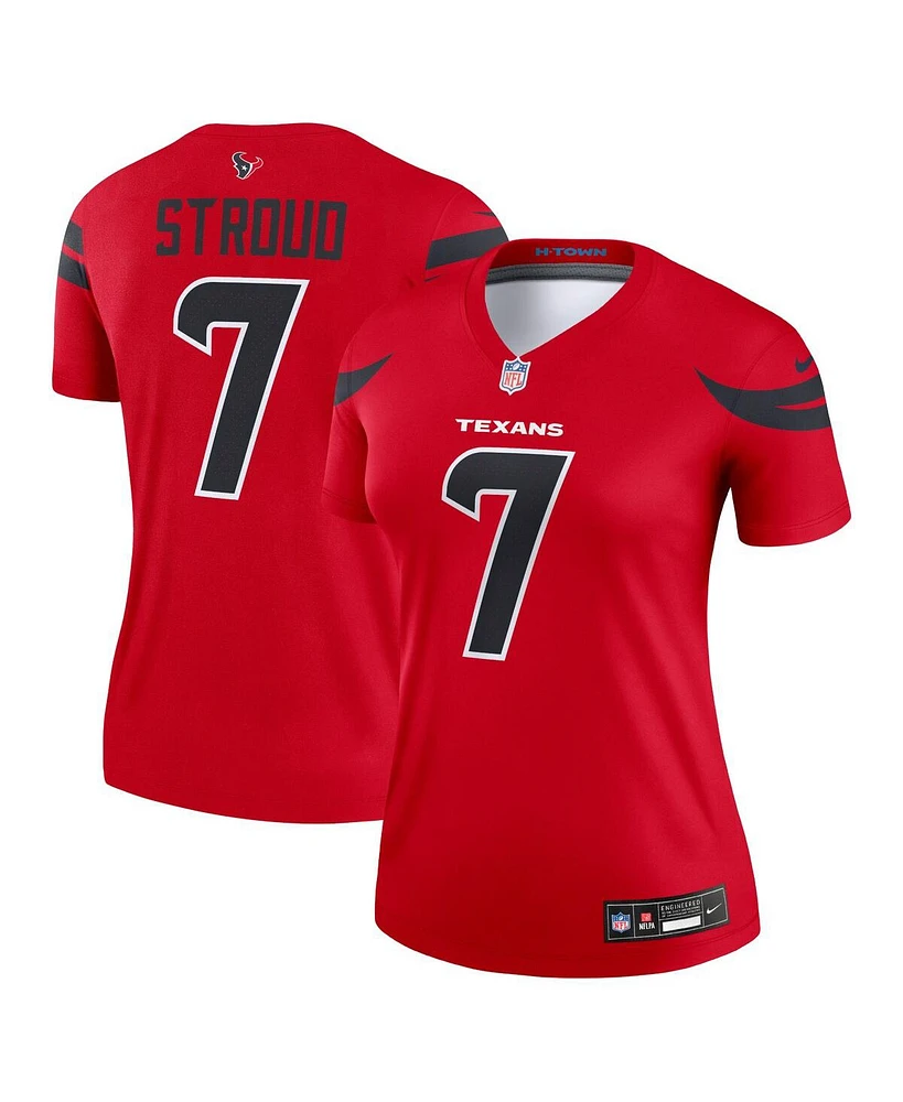 Nike Women's C.j. Stroud Red Houston Texans Alternate Legend Player Performance Jersey