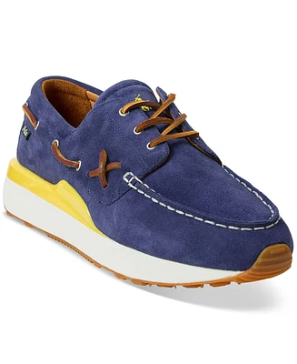 Polo Ralph Lauren Men's Train 89 Suede Moc-Toe Sneaker