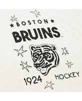 Mitchell & Ness Women's Cream Boston Bruins Logo 3.0 Pullover Sweatshirt