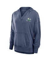 Fanatics Women's Navy Notre Dame Fighting Irish Initiative Snow Wash French Terry V-Neck Pullover Hoodie