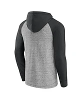 Fanatics Men's Steel Lafc Deflection Raglan Pullover Hoodie