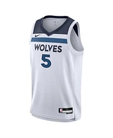 Nike Big Boys and Girls Anthony Edwards White Minnesota Timberwolves Swingman Jersey - Association Edition