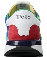 Polo Ralph Lauren Men's Train 89 Logo Suede & Oxford Sneaker