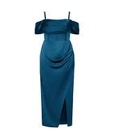 City Chic Plus Forbidden Love Maxi Dress