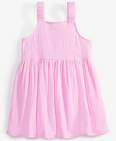 Epic Threads Toddler Girl Crochet Gauze Cotton Dress, Exclusively at Macy's