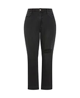 City Chic Plus Harley Kenia Straight Jean