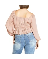 City Chic Plus Yasmine Top