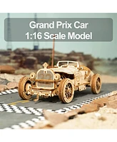 Robotime 3D Wooden Puzzle for Adults- Car Model Kits, 7.44"3.15"2.36"