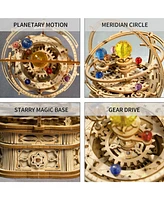 Robotime 3D Wooden Puzzles Starry Night Series Model Kits Creative Gift for Kids, Beige, 5.3"5.3"6.1"