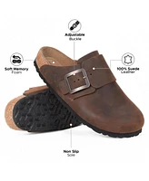 Aerothotic Dakota Genuine Leather Clogs for Women with Arch Support