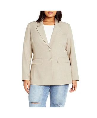 City Chic Plus Elia Jacket