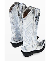 Desigual Women's Metallic cowboy boot