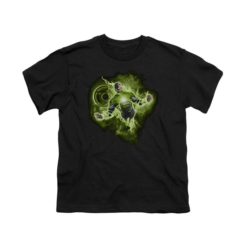 Green Lantern Boys Nebula Short Sleeve Juvenile Tee / T-Shirt