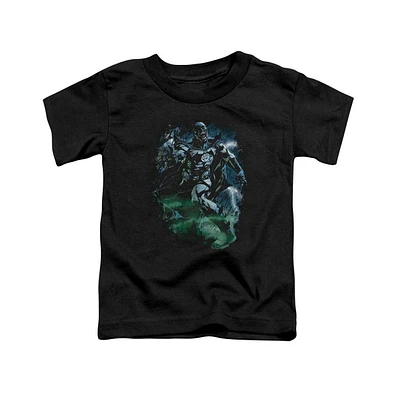 Green Lantern Toddler Girls Baby-Girls Black Batman Short Sleeve Tee / T-Shirt