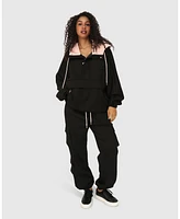 Belle & Bloom Women's Best Of Me Panelled Hoodie