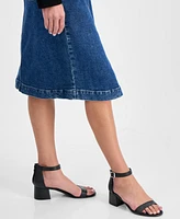 Style & Co Women's Janiee Ankle-Strap Block-Heel Sandals, Created for Macy's