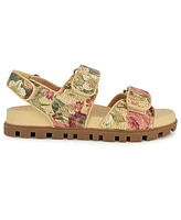 Nine West Women's Tillee Casual Double Strap Flat Sandals