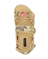 Nine West Women's Tillee Casual Double Strap Flat Sandals