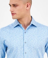 Bar Iii Men's Slim-Fit Daniel Floral Dress Shirt, Exclusively at Macy's