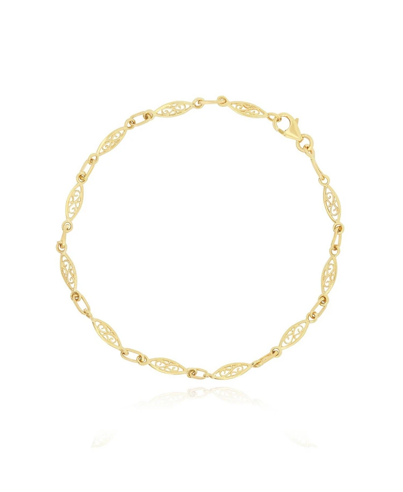 The Lovery Gold Lace Bracelet 14K Gold