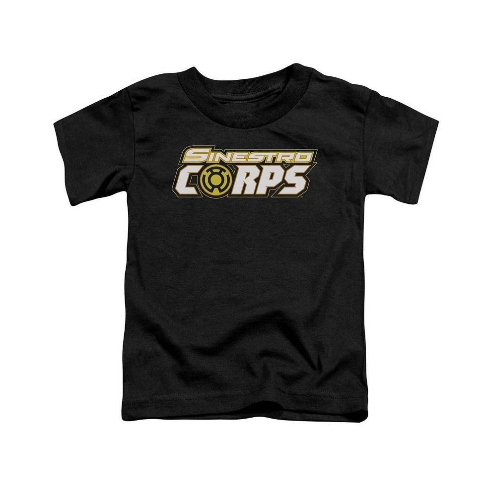 Green Lantern Toddler Girls Baby-Girls Sinestro Corps Logo Short Sleeve Tee / T-Shirt