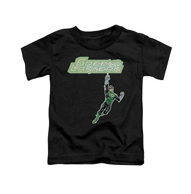 Green Lantern Toddler Girls Baby-Girls Energy Construct Logo Short Sleeve Tee / T-Shirt