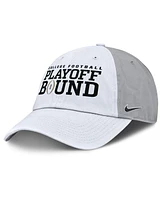 Nike Men's and Women's White/Gray Ohio State Buckeyes 2024 College Football Playoff Club Adjustable Hat