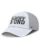 Nike Men's and Women's White/Gray Smu Mustangs 2024 College Football Playoff Club Adjustable Hat