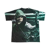 Arrow Boys Two Sides (Front/Back Print) Short Sleeve Poly Crew Tee / T-Shirt