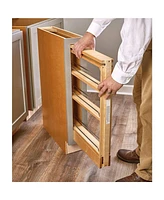 Rev-a-Shelf 3" Pullout Shelf Organizer Rack for Cabinet Base Filler, 438-bc-3C