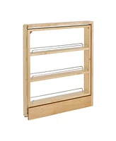 Rev-a-Shelf 3" Pullout Shelf Organizer Rack for Cabinet Base Filler, 438-bc-3C