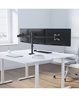 Manhattan Lcd Monitor Mount with Center Mount and Double-Link Swing Arms, 461658