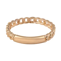 Rachel by Rachel Roy Gold Tone Stretch Id Bracelet