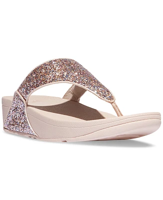 FitFlop Women's Lulu Multi-Tonal Glitter Wedge Sandals