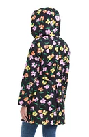 kate spade new york Women's A-Line Printed Trench Coat