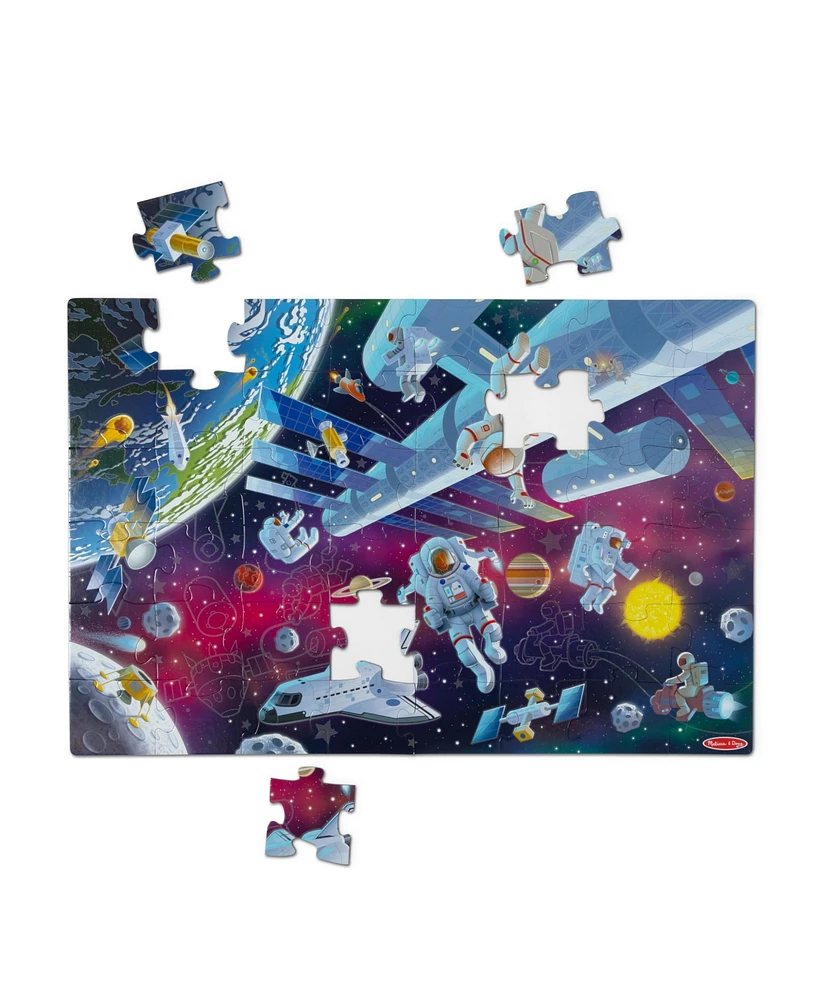 Melissa and Doug Outer Space Glow in the Dark Floor Puzzle