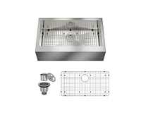 Casainc 36inch L Single Bowl Stainless Steel Farmhouse Kitchen Sink