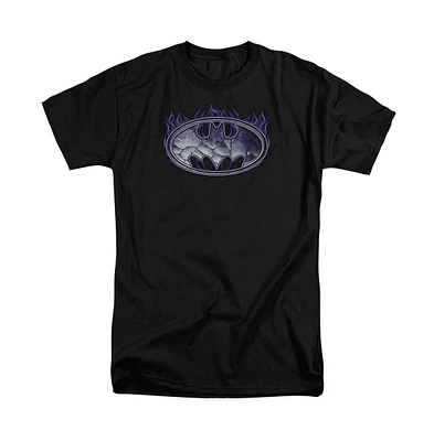 Batman Men's Cracked Shield Short Sleeve Adult Tee / T-Shirt