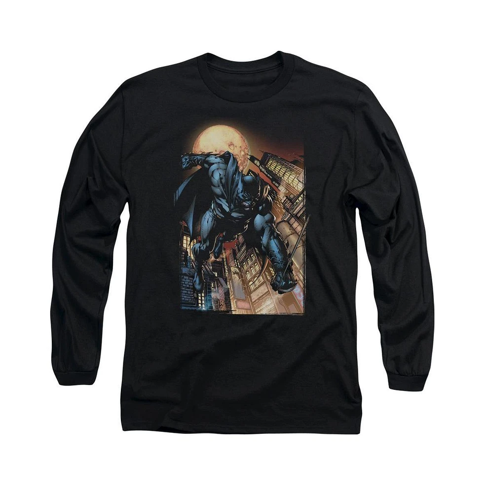 Batman Men's The Dark Knight 1 Long Sleeve Adult Tee / T-Shirt