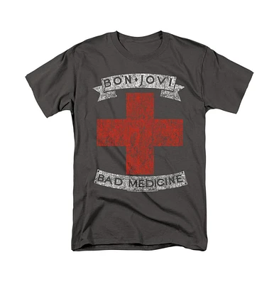 Bon Jovi Mens Bad Medicine Short Sleeve Adult Tee / T-Shirt