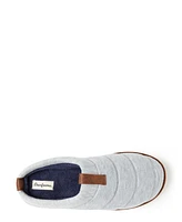 Dearfoams Men's Ashton Quilted Jersey Clog Slipper