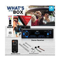 Pyle Single Din Bluetooth Cd/MP3 Stereo Receiver with Usb, Aux, Am/Fm Radio, 300W