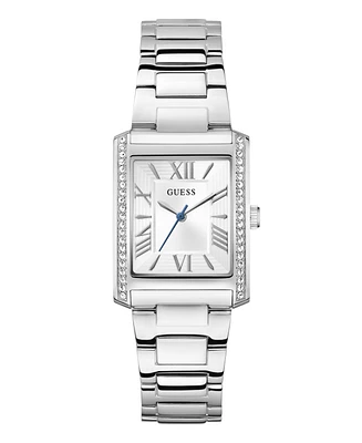 Guess Women's Analog Silver Tone Stainless Steel Watch, 27mm