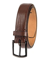 Alfani Men's Feather Edge Lizard Dress Belt