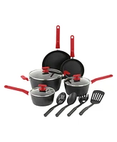 GoodCook ProEase Aluminum Nonstick 12-Piece Cookware Set