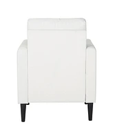Lumisource 33" Wood Wendy Contemporary Arm Chair
