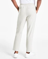 Alfani Men's Alfatech Regular-Fit Compact Textured Ponte-Knit Pants, Exclusively at Macy's